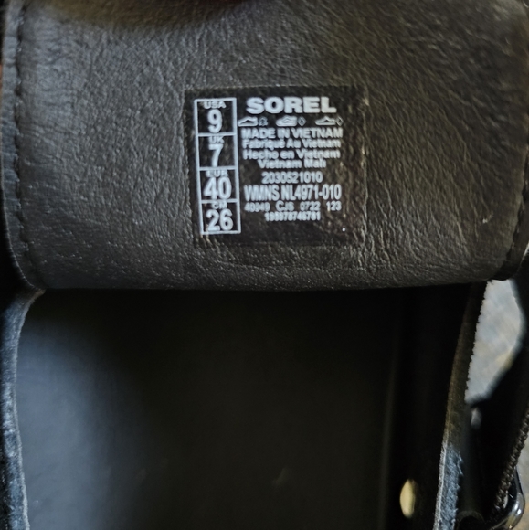 SOREL Vibe clogs EUC black sz.9 - Picture 5 of 6
